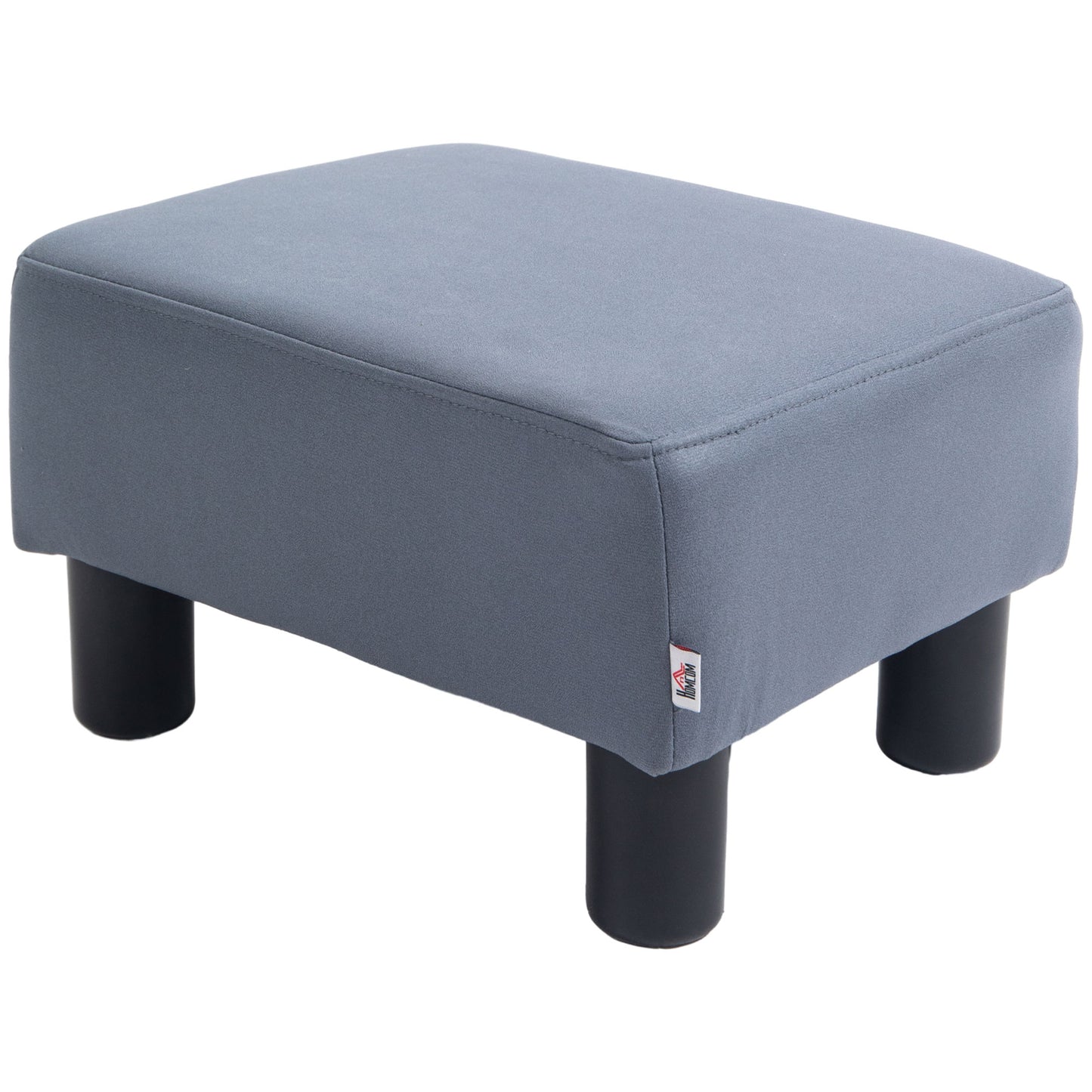 Footstool Small Footrest Upholstery with Plastic Legs