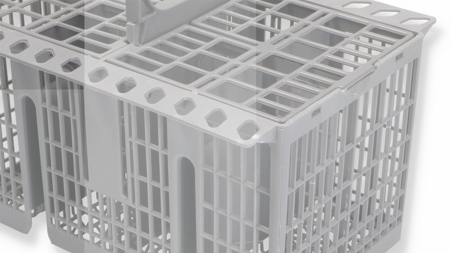 Dishwasher Cutlery Basket Cage For HOTPOINT FDL570A INDESIT DFG2635 Grey
