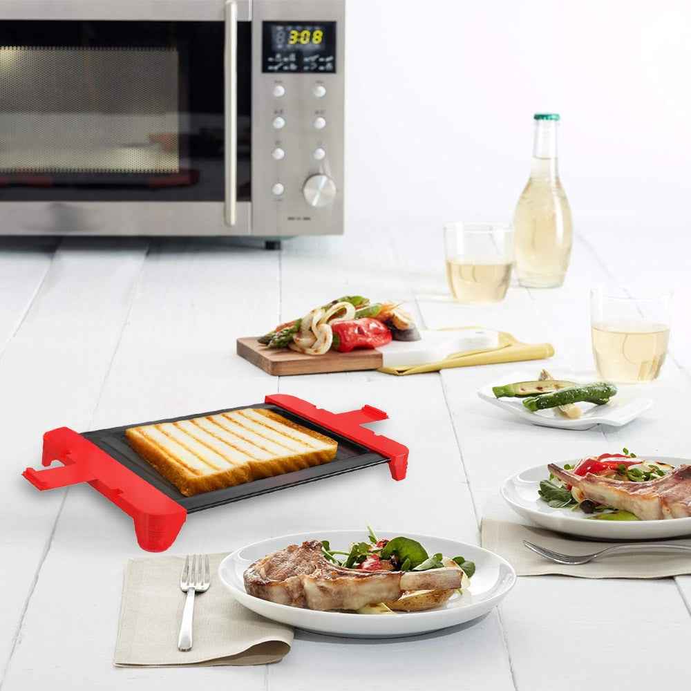Microwave Grill Microwave Toastie Maker Fast Breakfast Sandwich Press Grill Tool