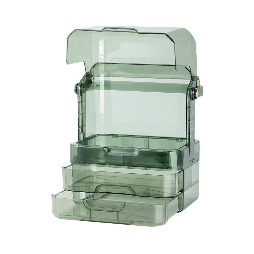 Dressing Table Makeup Storage Box Drawer Desktop Cosmetic Organizer Tidy Case UK