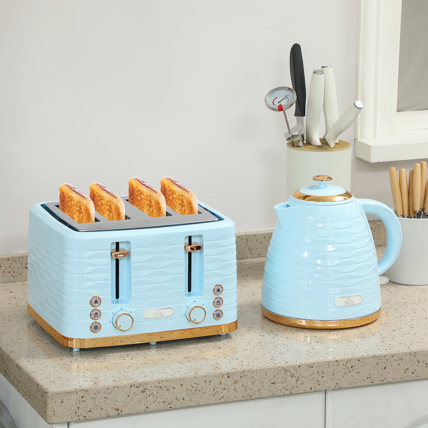 Kettle and Toaster Sets 1.7L Kettle & 4 Slice Toaster