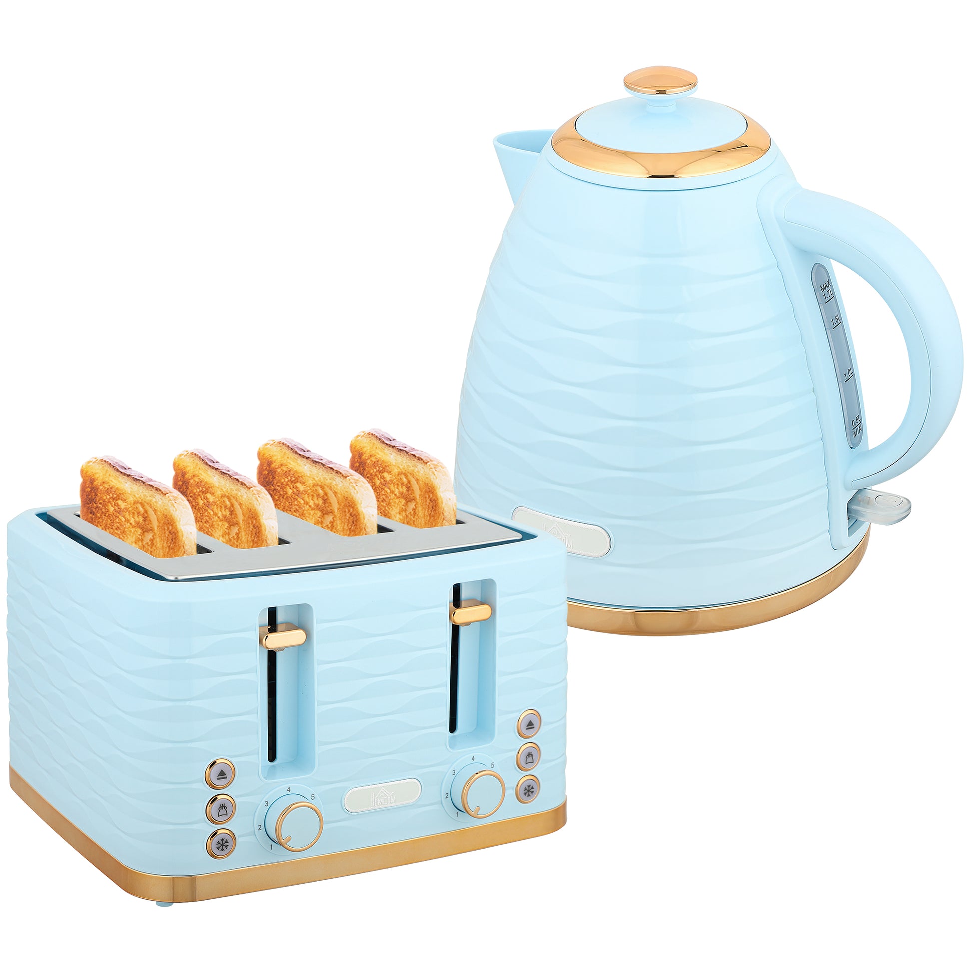 Kettle and Toaster Sets 1.7L Kettle & 4 Slice Toaster