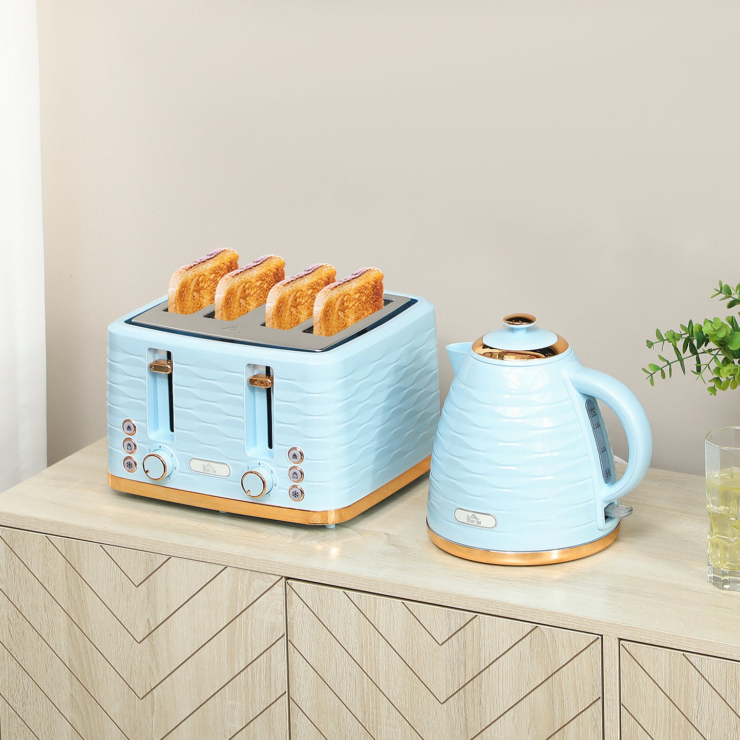 Kettle and Toaster Sets 1.7L Kettle & 4 Slice Toaster