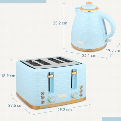 Kettle and Toaster Sets 1.7L Kettle & 4 Slice Toaster