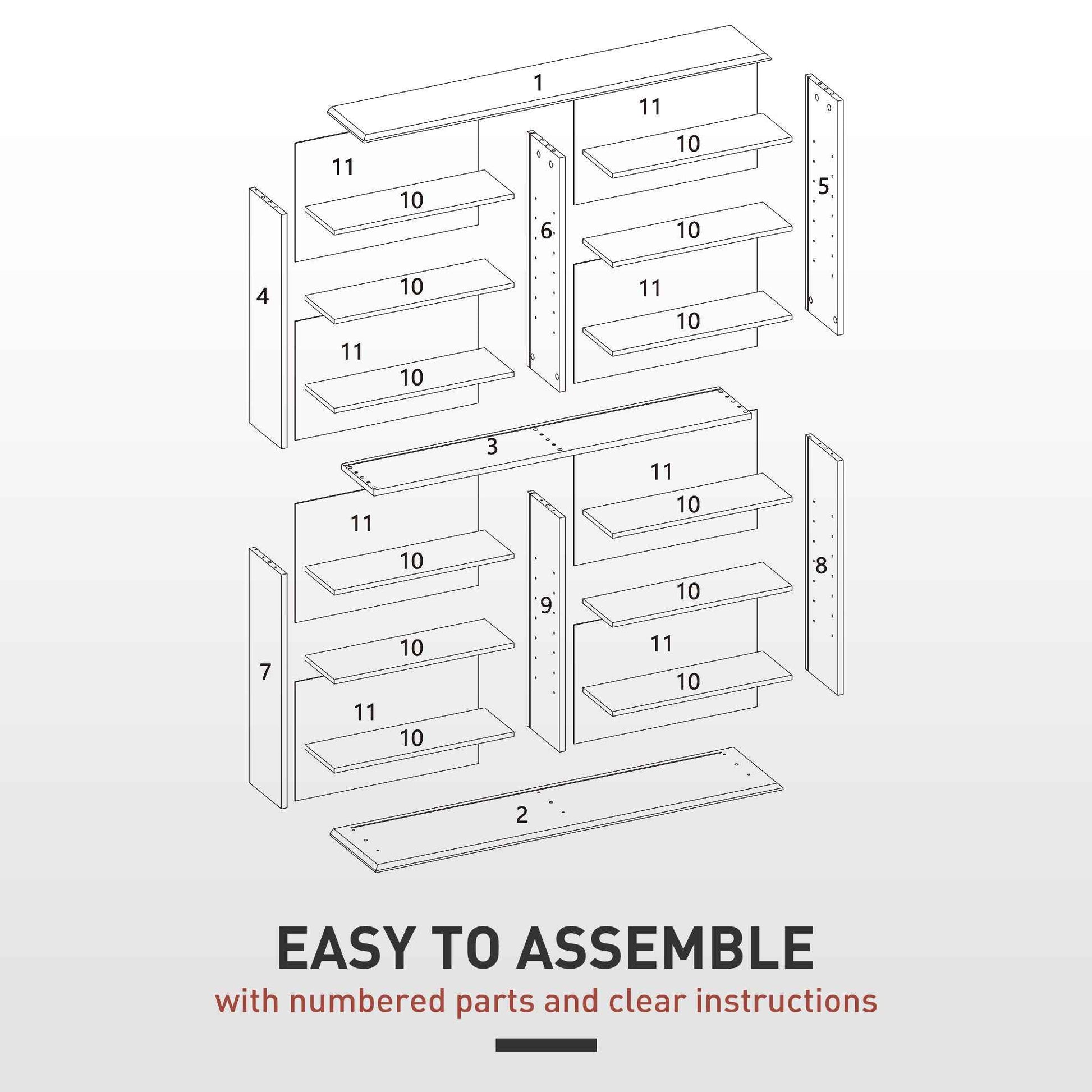 720 CD/396 DVD/396 Blu-ray Storage Tower with 12 Adjustable Shelves