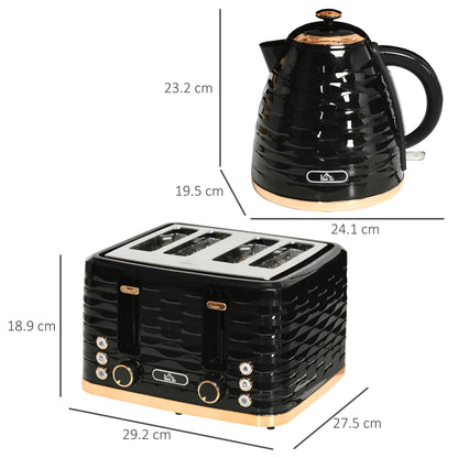 Kettle and Toaster Sets 1.7L Kettle & 4 Slice Toaster