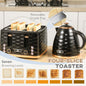 Kettle and Toaster Sets 1.7L Kettle & 4 Slice Toaster