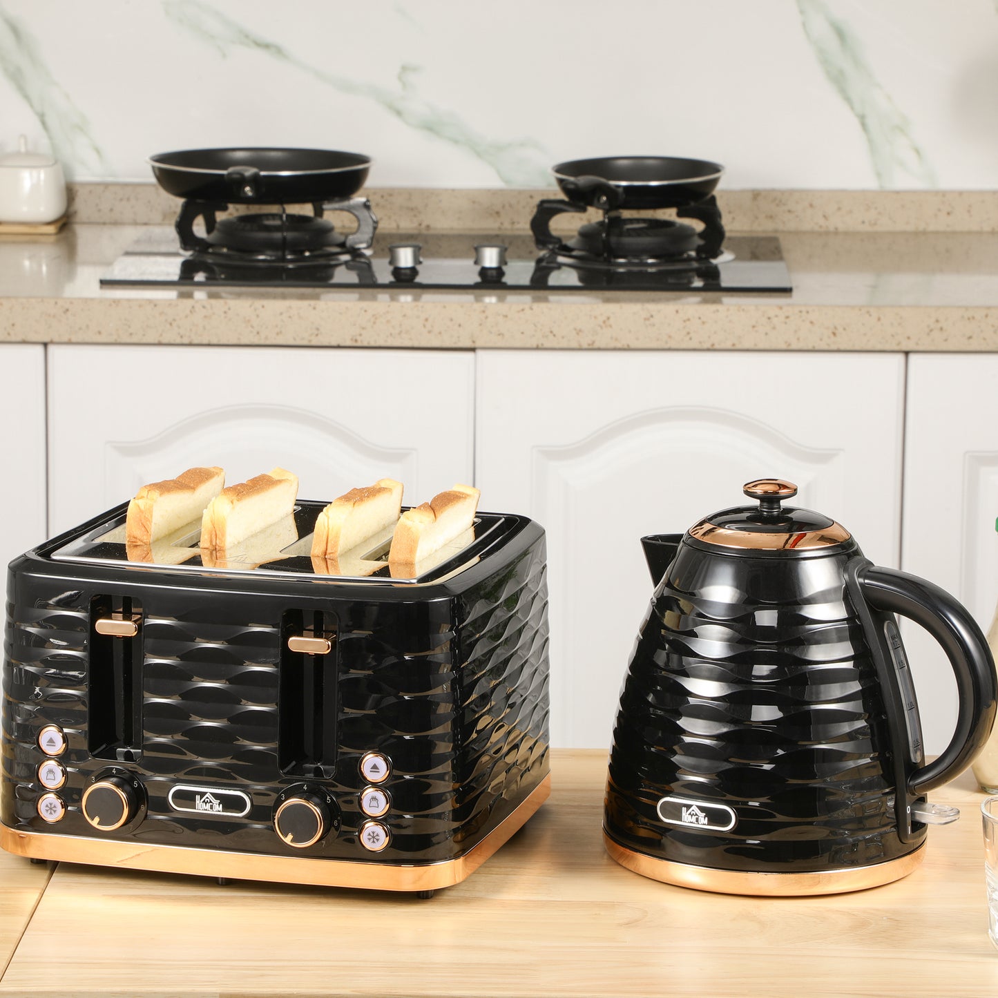 Kettle and Toaster Sets 1.7L Kettle & 4 Slice Toaster
