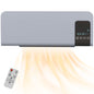 Wall Mounted Electric Heater with 2 Modes, 12H Timer and Oscillation