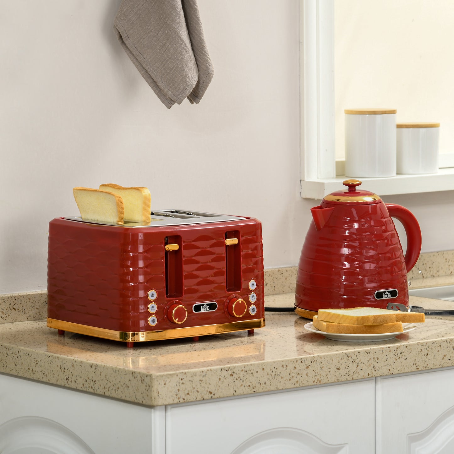 Kettle and Toaster Sets 1.7L Kettle & 4 Slice Toaster