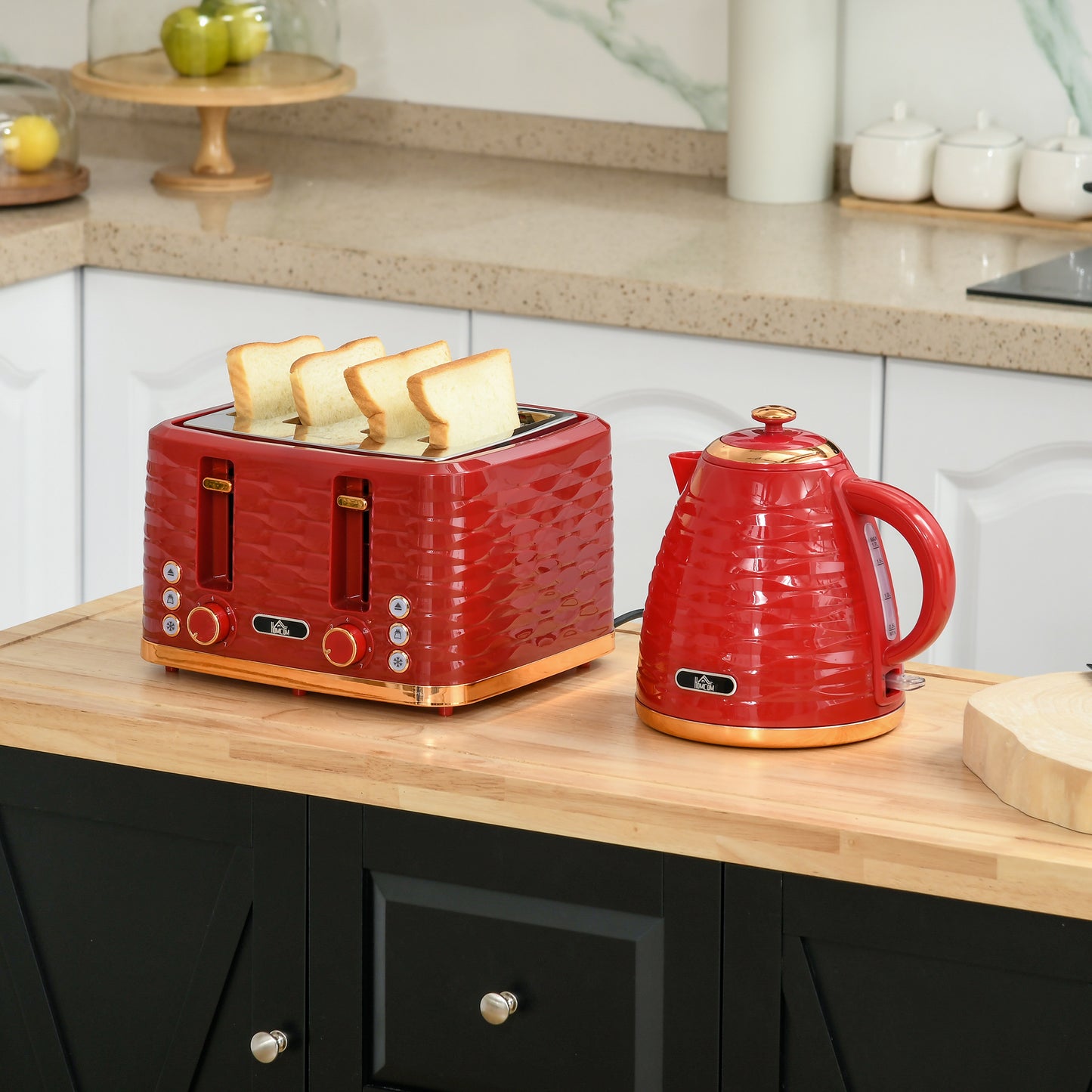 Kettle and Toaster Sets 1.7L Kettle & 4 Slice Toaster