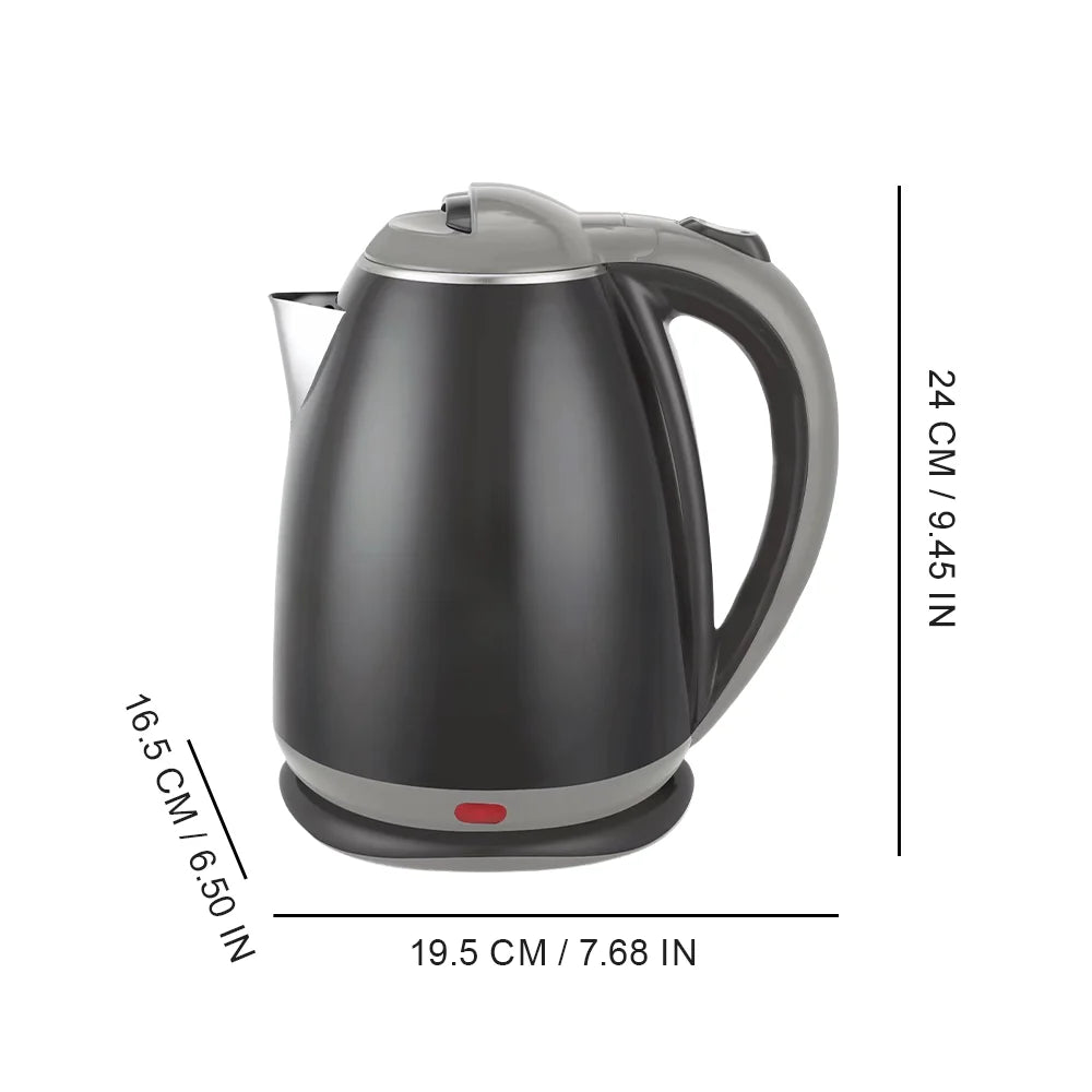 1.8L Stainless Steel Water Heater Fast Boil Electric Tea Kettle Anti-scalding Automatic Power-off Electric For Home - Ceenaz Store