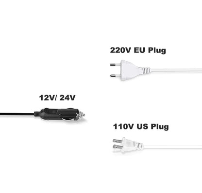 Stainless Steel Electric Heating Lunch Box 12V 24V 110V 220V Car US EU Plug School Picnic Portable Food Warmer Container Heater - Ceenaz Store