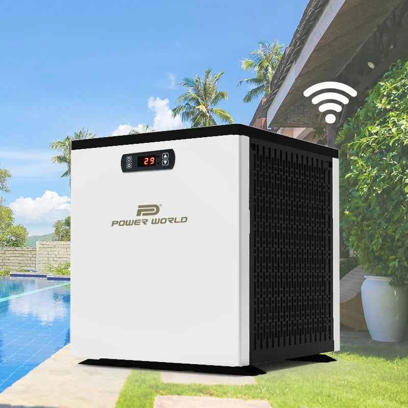 Power World Wifi R32 New Ennegy Hybrid Swimming Pool Heaters Heat Pump Water Heating