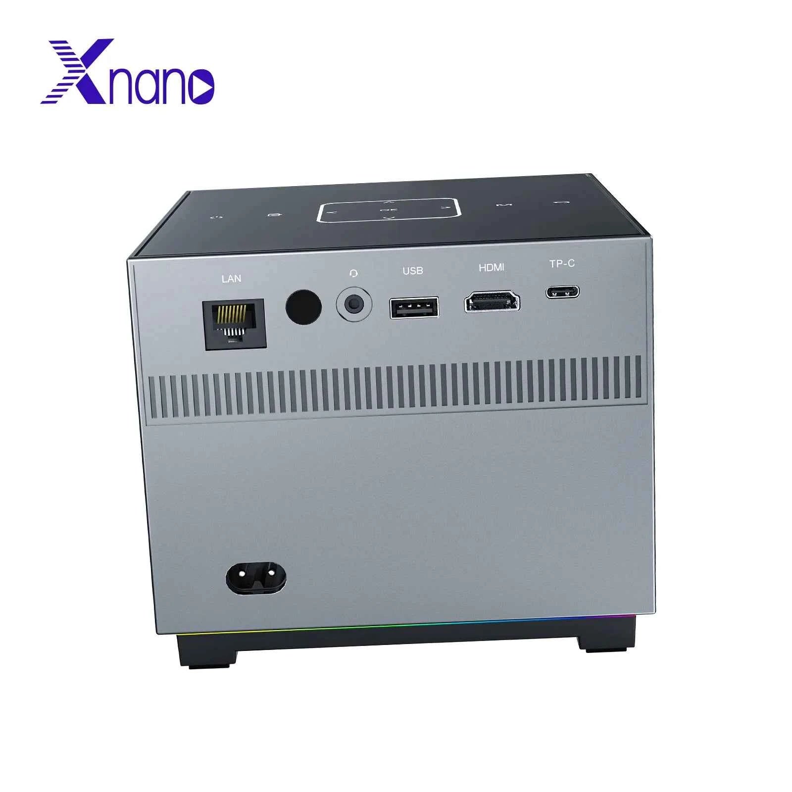 XNANO New X3H LED Smart Projector Wifi Bluetooth Android 10 Video HD Home Theater Proyector Mini Projector Portable