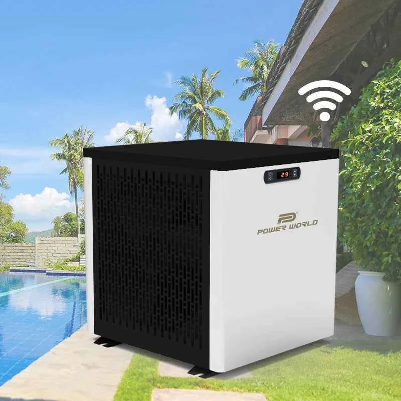 Power World Wifi R32 New Ennegy Hybrid Swimming Pool Heaters Heat Pump Water Heating