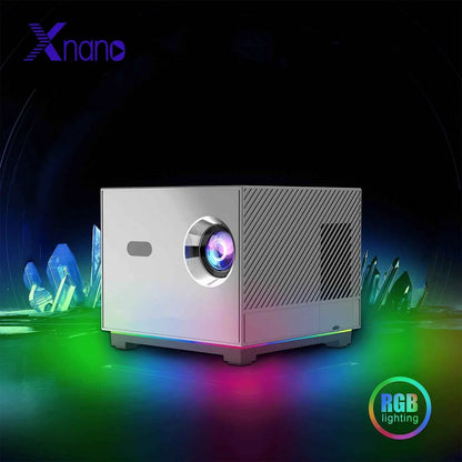 XNANO New X3H LED Smart Projector Wifi Bluetooth Android 10 Video HD Home Theater Proyector Mini Projector Portable