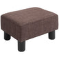 Footstool Small Footrest Upholstery with Plastic Legs