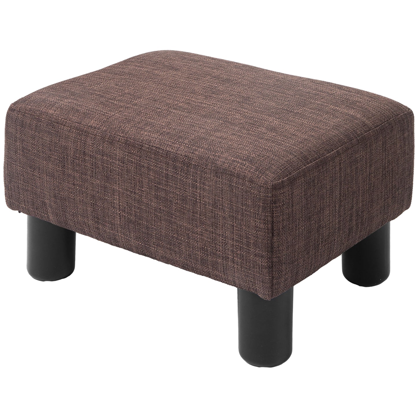 Footstool Small Footrest Upholstery with Plastic Legs