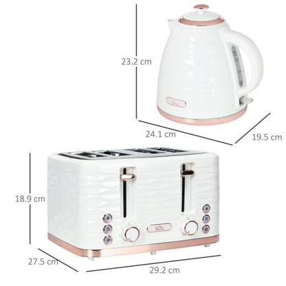 Kettle and Toaster Sets 1.7L Kettle & 4 Slice Toaster