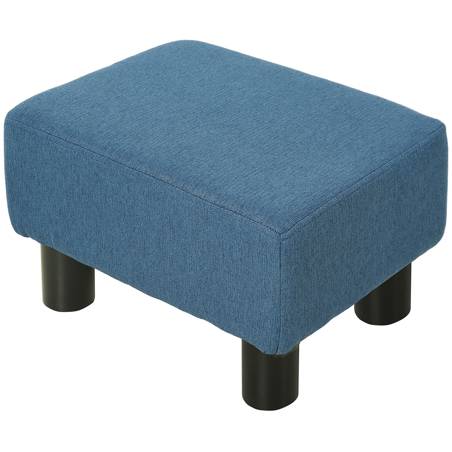 Footstool Small Footrest Upholstery with Plastic Legs