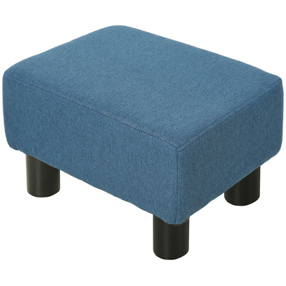 Footstool Small Footrest Upholstery with Plastic Legs