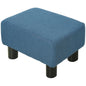 Footstool Small Footrest Upholstery with Plastic Legs