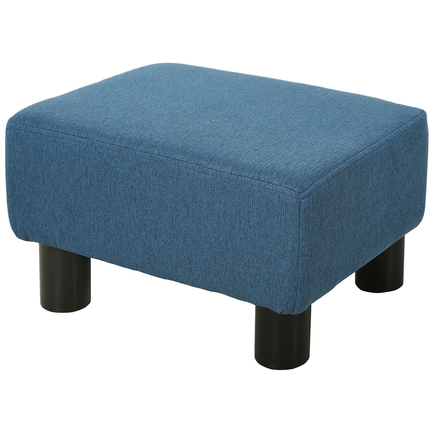 Footstool Small Footrest Upholstery with Plastic Legs