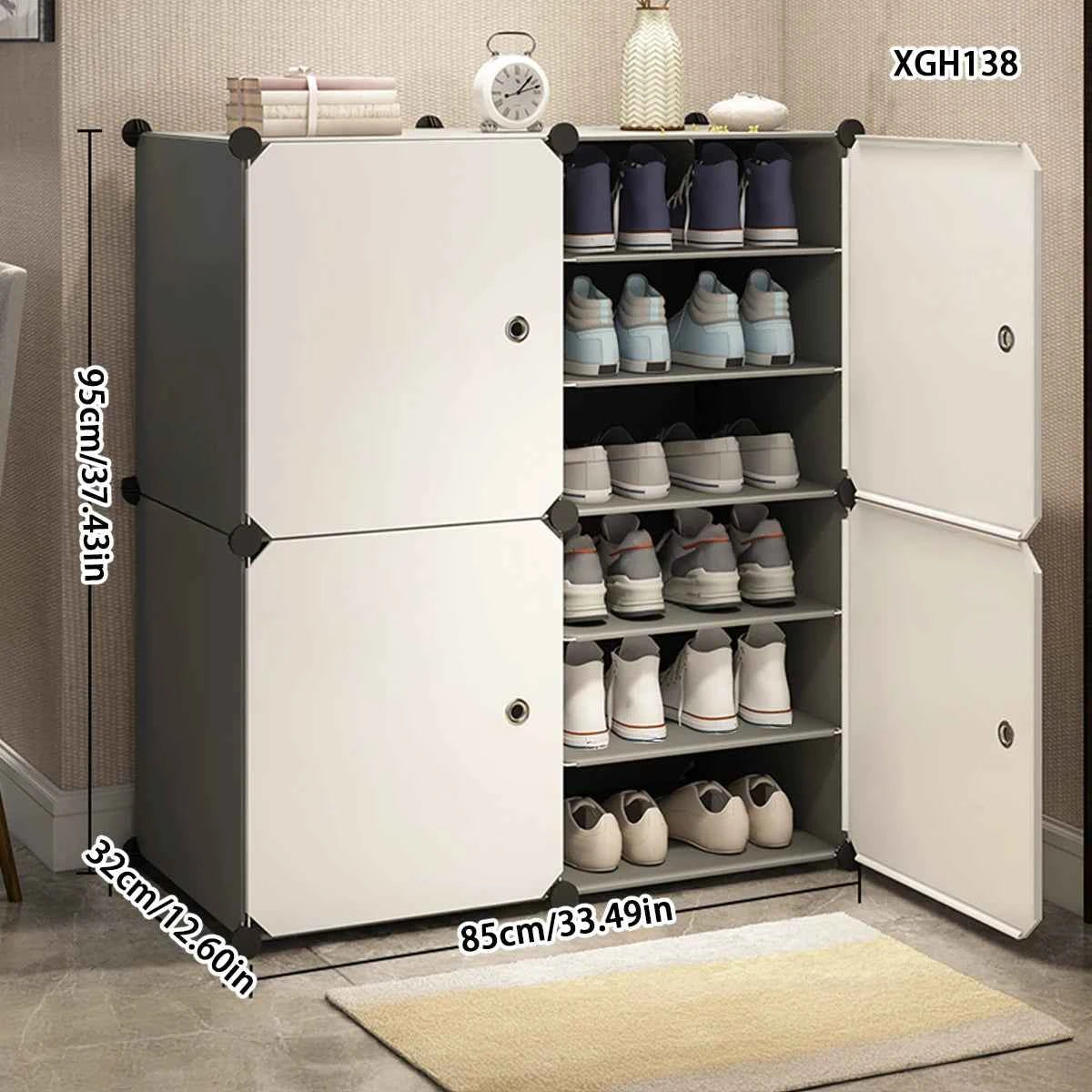 Shoe Cabinet Home Entrance Entrance Cabinet Balcony Locker Plastic Assembly Economical Large Capacity Simple Modern Shoe Rack