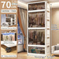 Multifunction Folding Storage Cabinet Dustproof Wardrobe Sundries Cabinet Closet Organizer Locker Storage Box - Ceenaz Store