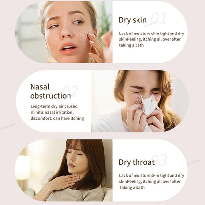 Ceenaz 2000ml Double Spray Air Humidifier Essential Oil Diffuser Household Electric Aromatic Diffuser Ultrasonic Silent Cool Mist Maker - Ceenaz Store