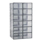 12x stackable transparent shoe box storage box multi-layer assembly storage rack shoe cabinet
