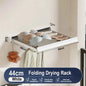 Bathroom Folding Storage Shelf Wall Mounted Aluminum Alloy Retractable Clothes Drying Holder Socks Clothing Drying Rack Hanger