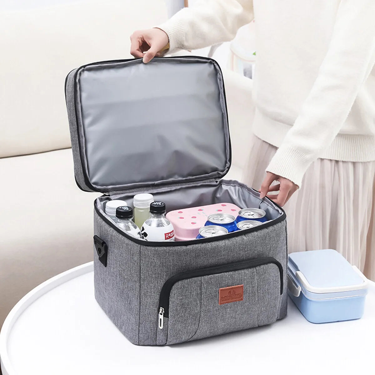 Thermal Insulated Cool Bag Picnic Adult Kids Food Storage Lunch Box UK - Ceenaz Store