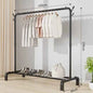 Thiened Sturdy Floor-Mounted Clothes Drng Ra Bedroom Balcony Iron Clothes Hanger Holder Portable Dormi Storage Orga...