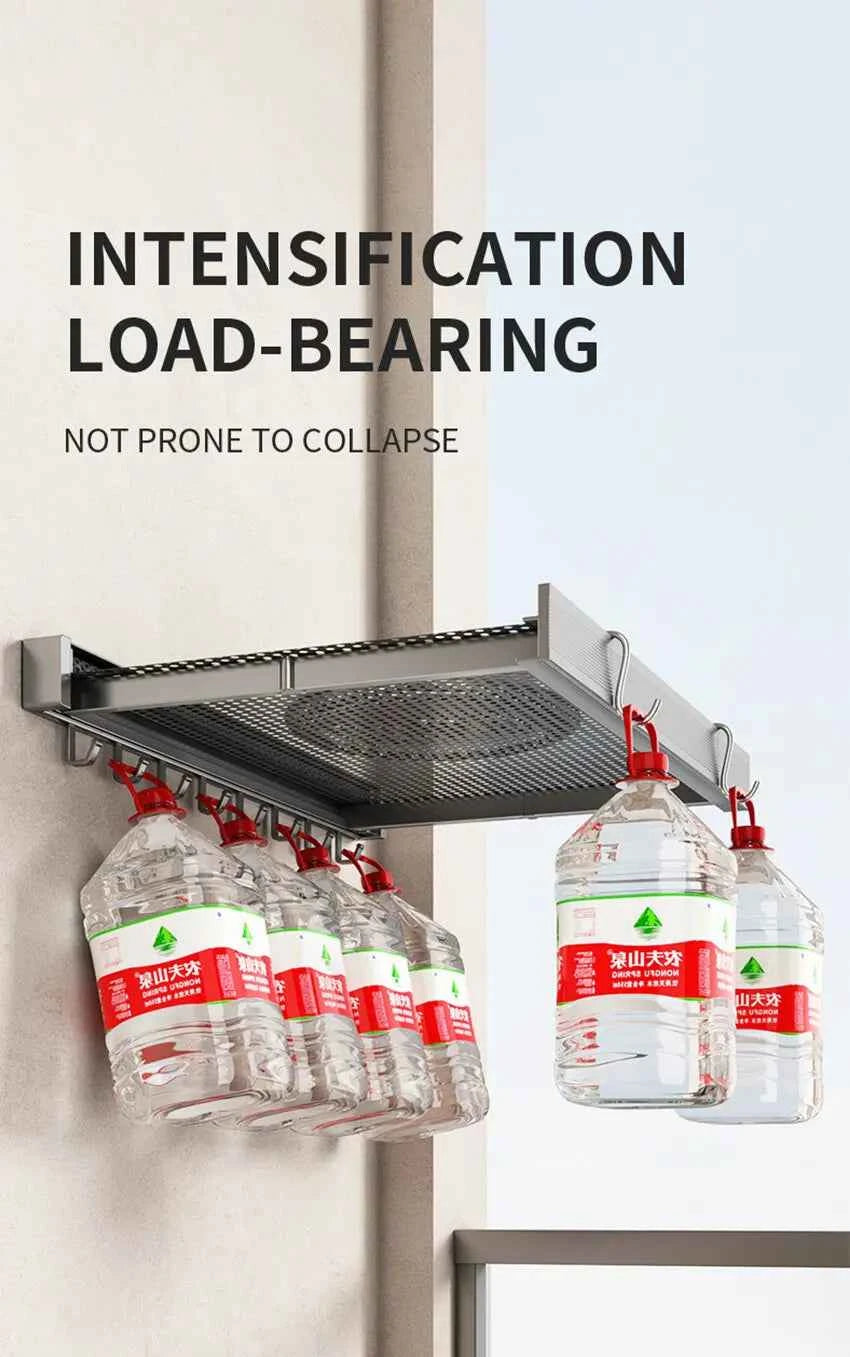 Bathroom Folding Storage Shelf Wall Mounted Aluminum Alloy Retractable Clothes Drying Holder Socks Clothing Drying Rack Hanger