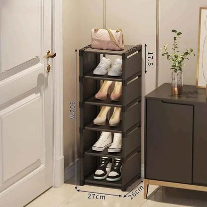 Multiple Layers Shoe Organizer Shoe Rack Organizer Space Saving Rack For Wall Corner Stackable Shelf  Adjustable Saving Cabinet