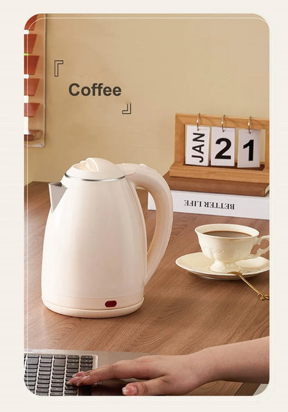1.8L Household Electric Kettle Large Capacity 304 Stainless Steel Quick Kettle Teapot Automatic Thermos Pot Kitchen Tools 1500W - Ceenaz Store