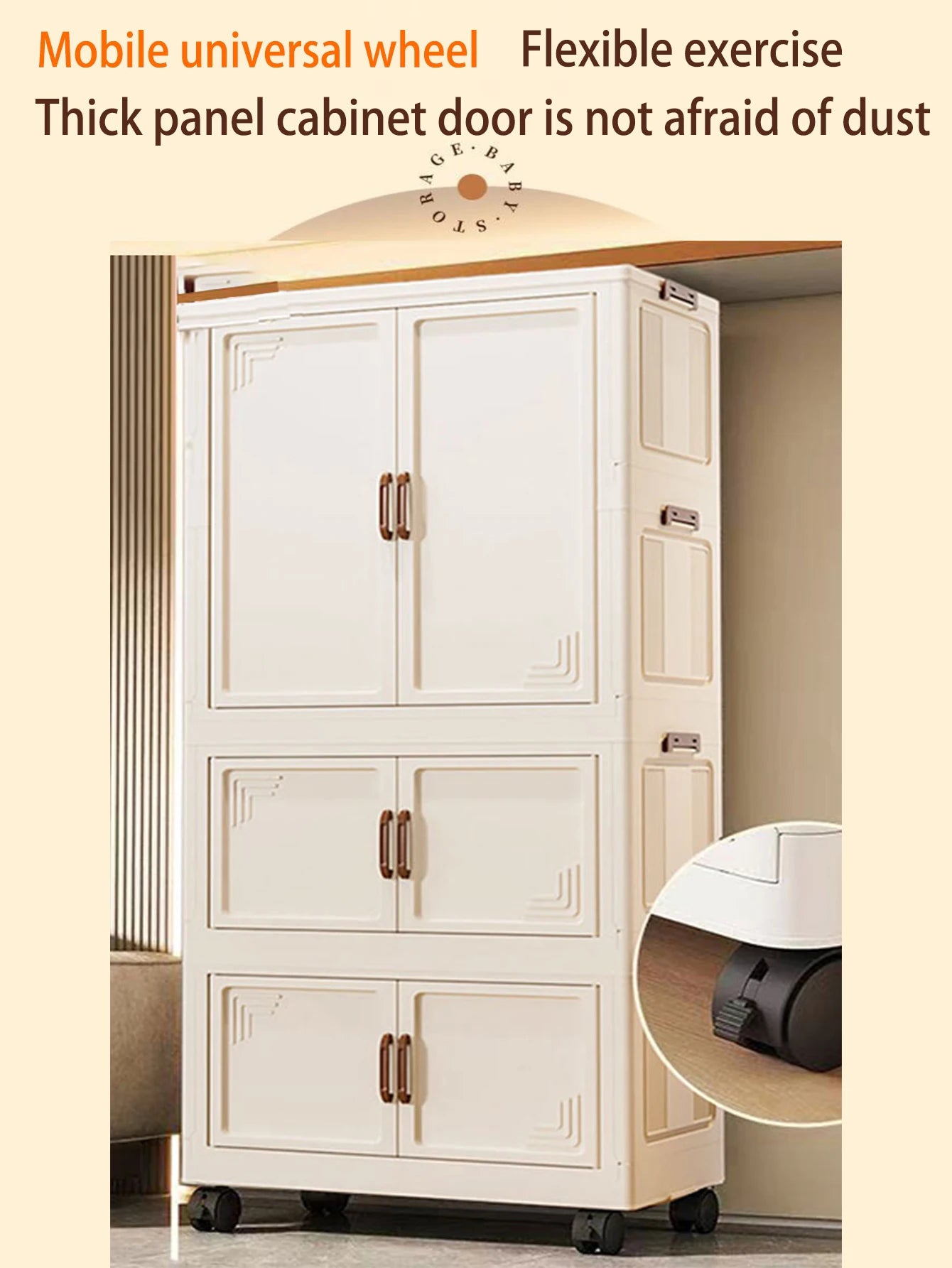 Multi-specification Large Capacity Wardrobe Foldable Easy Install Clothes Storage Cabinet  Organizer for Home - Ceenaz Store