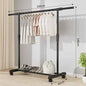 Thiened Sturdy Floor-Mounted Clothes Drng Ra Bedroom Balcony Iron Clothes Hanger Holder Portable Dormi Storage Orga...