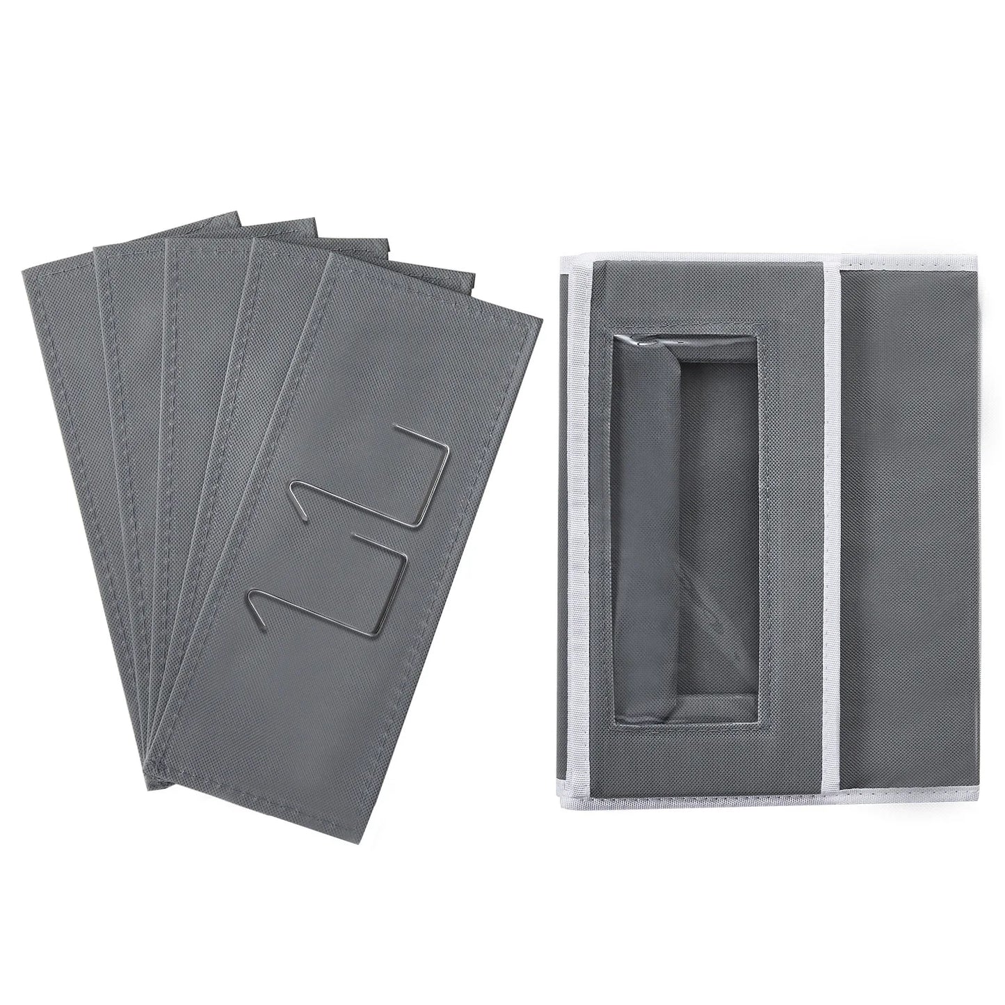 Over the Door Hanging Organizer 1/3/4/5 Large Pockets Over The Door Wall Mount Wall Mount Storage Hooks Bathroom Dorm Clothes - Ceenaz Store