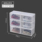 AJ Sneaker Box Shoes Organizer Transparent Shoe Boxes Stackable Cabinet Storage Box High-top Dustproof Shoes Organizers Shoerack