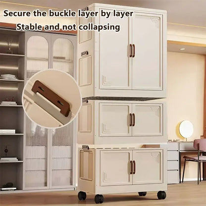 Multi-specification Large Capacity Wardrobe Foldable Easy Install Clothes Storage Cabinet  Organizer for Home - Ceenaz Store
