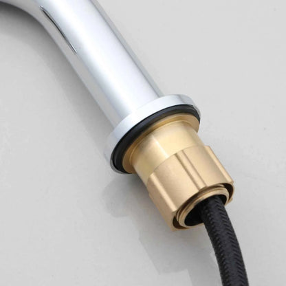 JIENI Smart Bathroom Faucet Chrome Inductive Washbasin Faucets Stream Deck Mounted Touchless Sensor Hot And Cold Mixer Tap