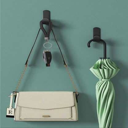 Self Adhesive Strong Wall Organizer Hook Behinddoor Key Cloth Hanger Hook Bathroom Robe Towel Holder Rack Kitchen Home Organizer - Ceenaz Store