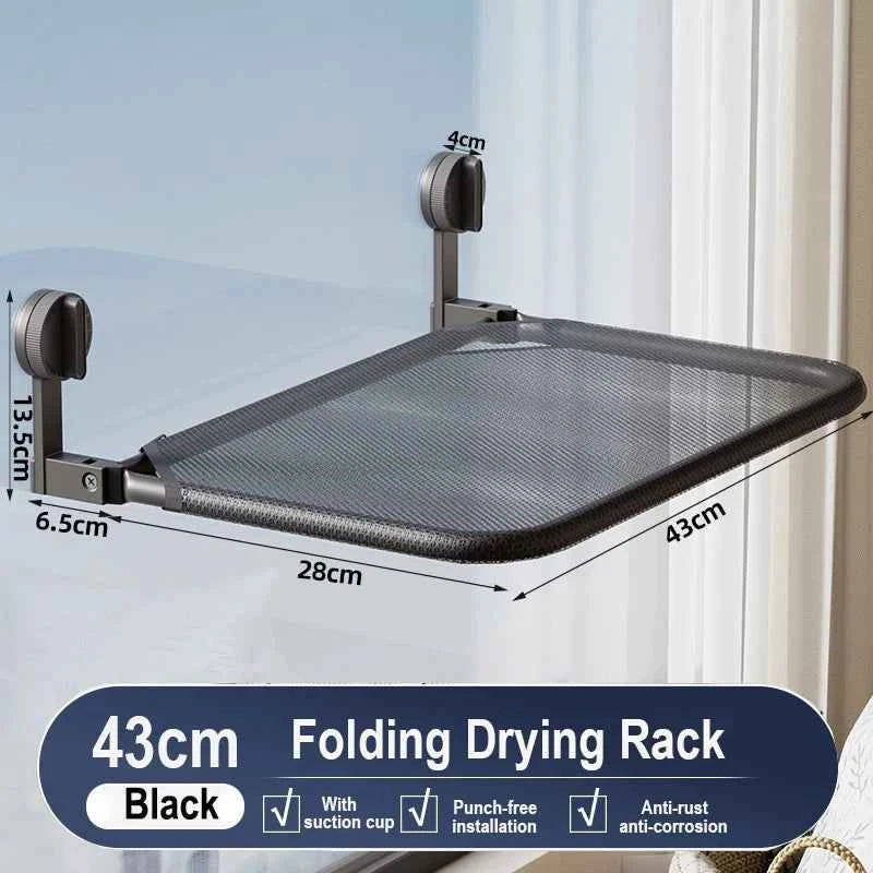 Bathroom Folding Storage Shelf Wall Mounted Aluminum Alloy Retractable Clothes Drying Holder Socks Clothing Drying Rack Hanger