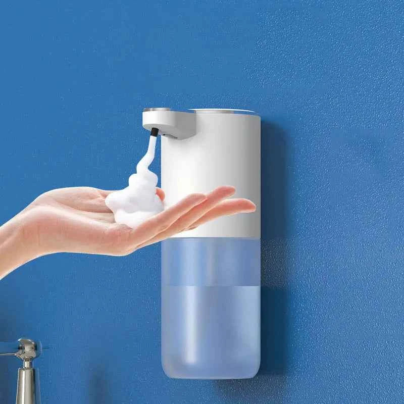 Automatic Foam Soap Dispenser Bathroom Smart Washing Hand Machine With USB Charging White ABS Material