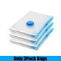 1/3/5Pcs Vacuum Storage Bags with Hand Pump for Comforters Clothes Pillow Bedding Blanket Storage Saver 80% More Compression - Ceenaz Store