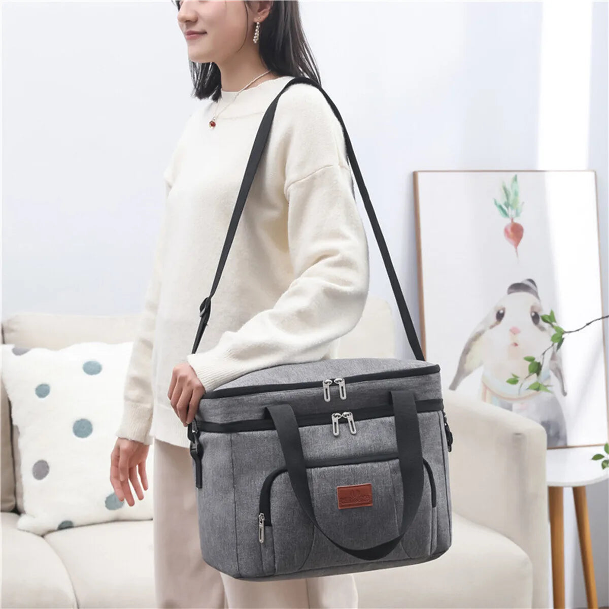 Thermal Insulated Cool Bag Picnic Adult Kids Food Storage Lunch Box UK - Ceenaz Store