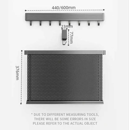 Bathroom Folding Storage Shelf Wall Mounted Aluminum Alloy Retractable Clothes Drying Holder Socks Clothing Drying Rack Hanger